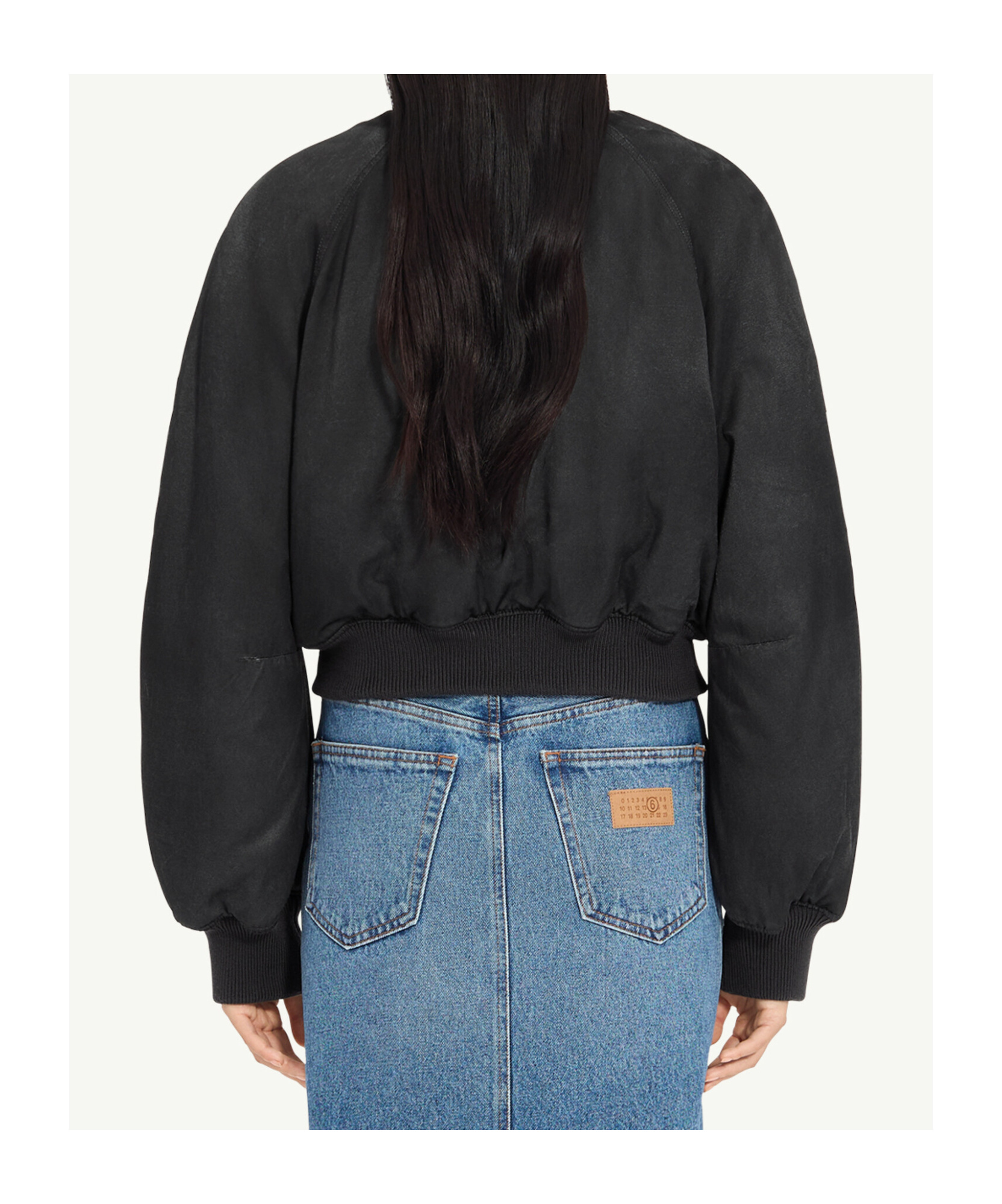 Mm6 Maison Margiela Bomber Jacket In Blue