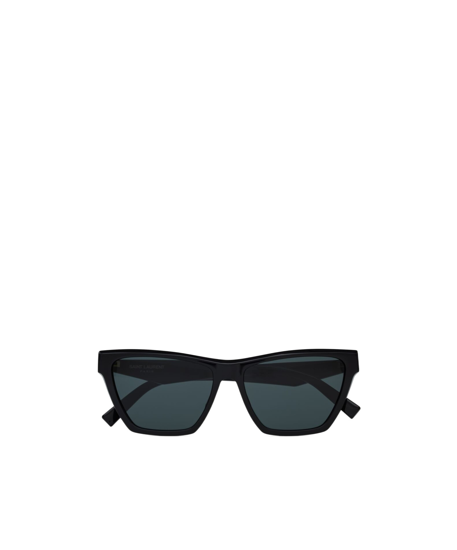Saint Laurent Rectangular Cat-eye Sunglasses In Black