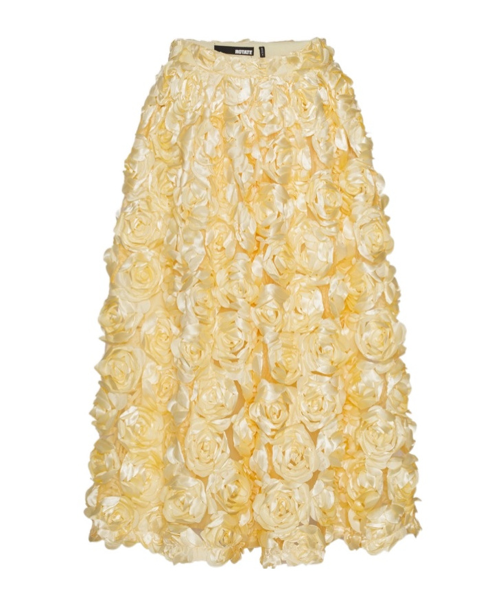 Rotate Birger Christensen Sun Maxi Skirt In Nude