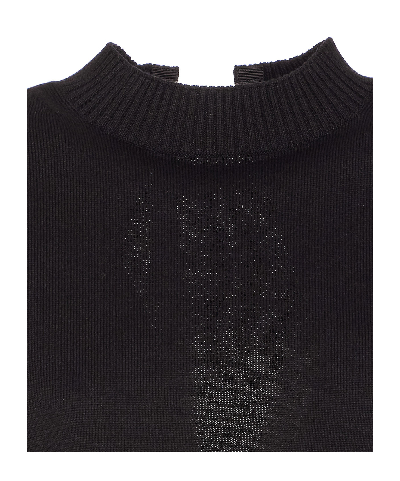 SACAI SACAI SHORT SLEEVED CREWNECK PANELLED TOP