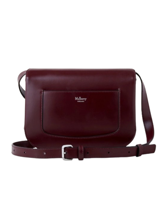 Shop Mulberry Flip Shoulder Bag In Brown