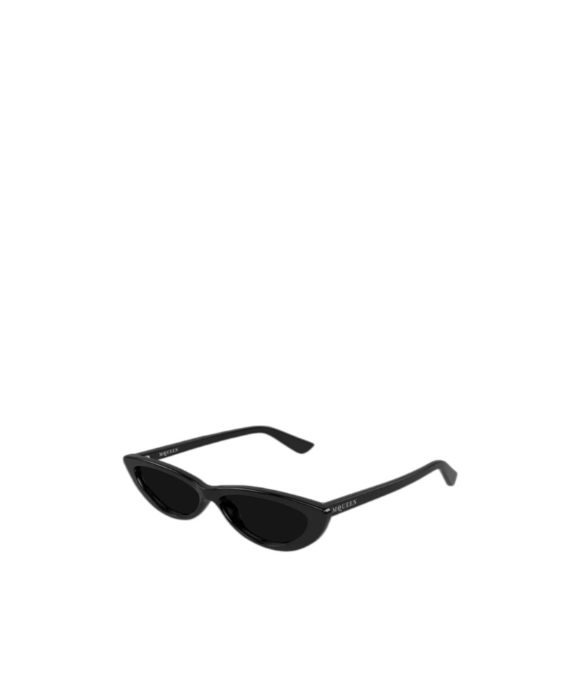 Alexander Mcqueen Frame Sunglasses In Black