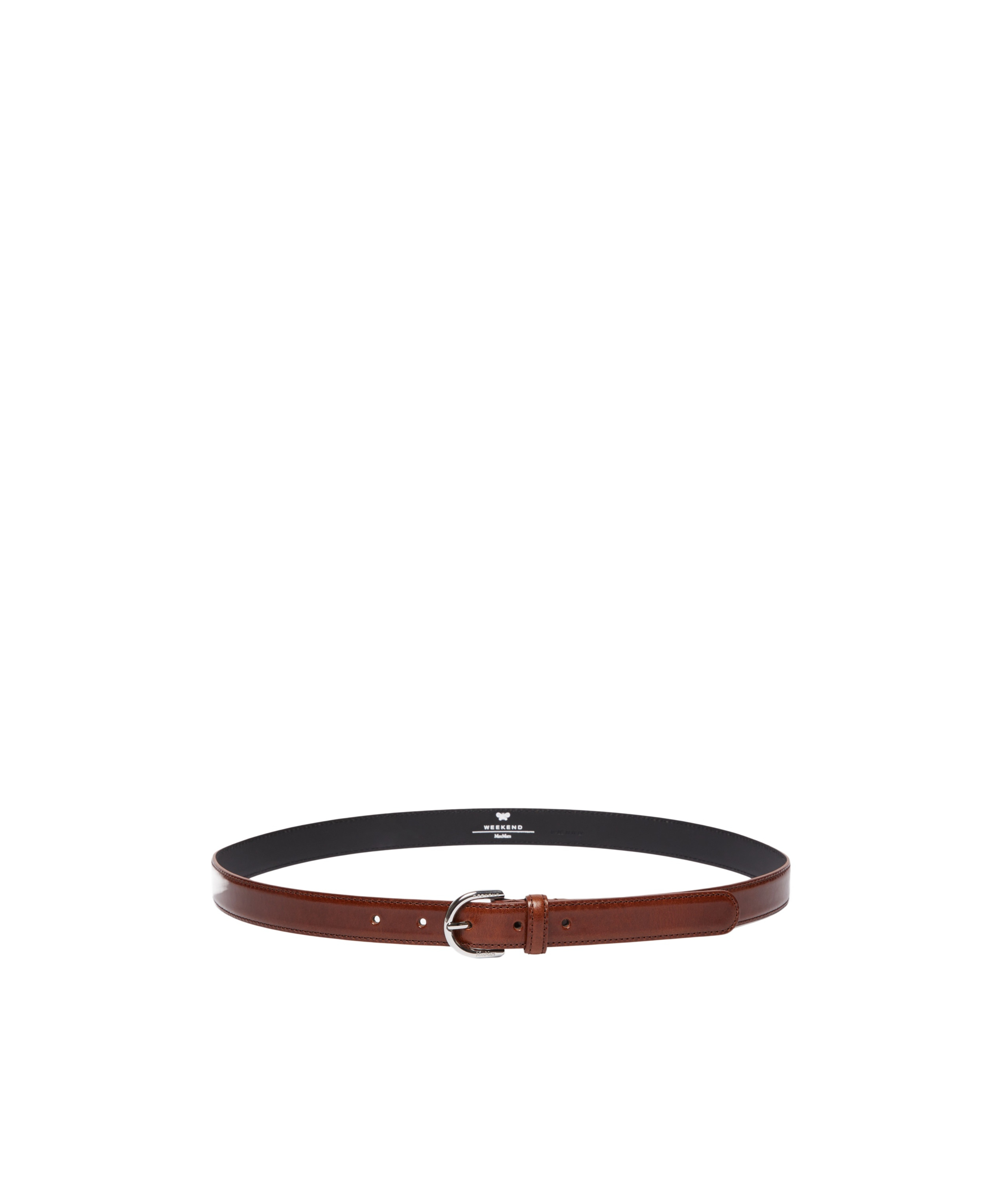 Max Mara Leather Belt In Brown
