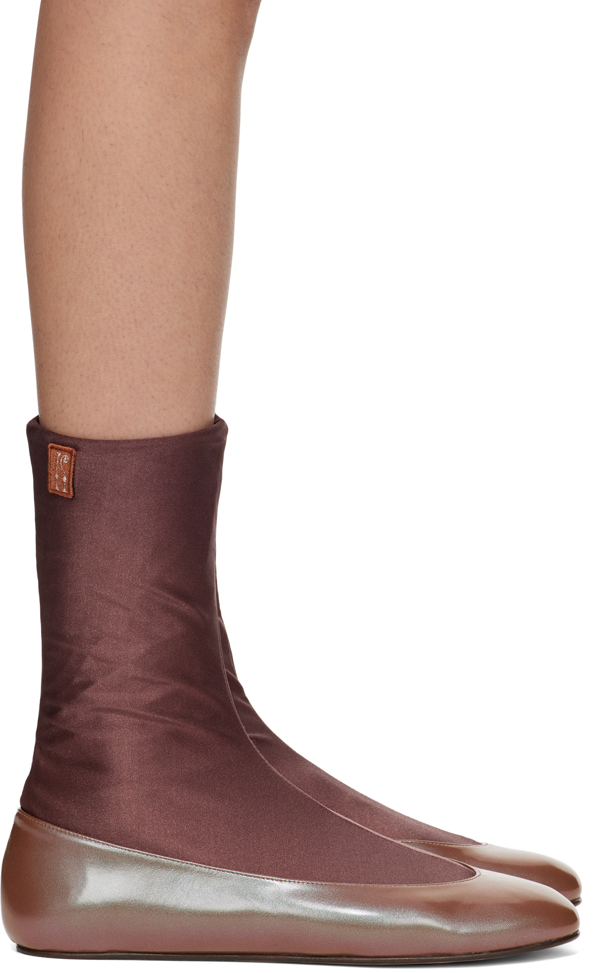 Shop Kiko Kostadinov Proxima Short Ballet Flats