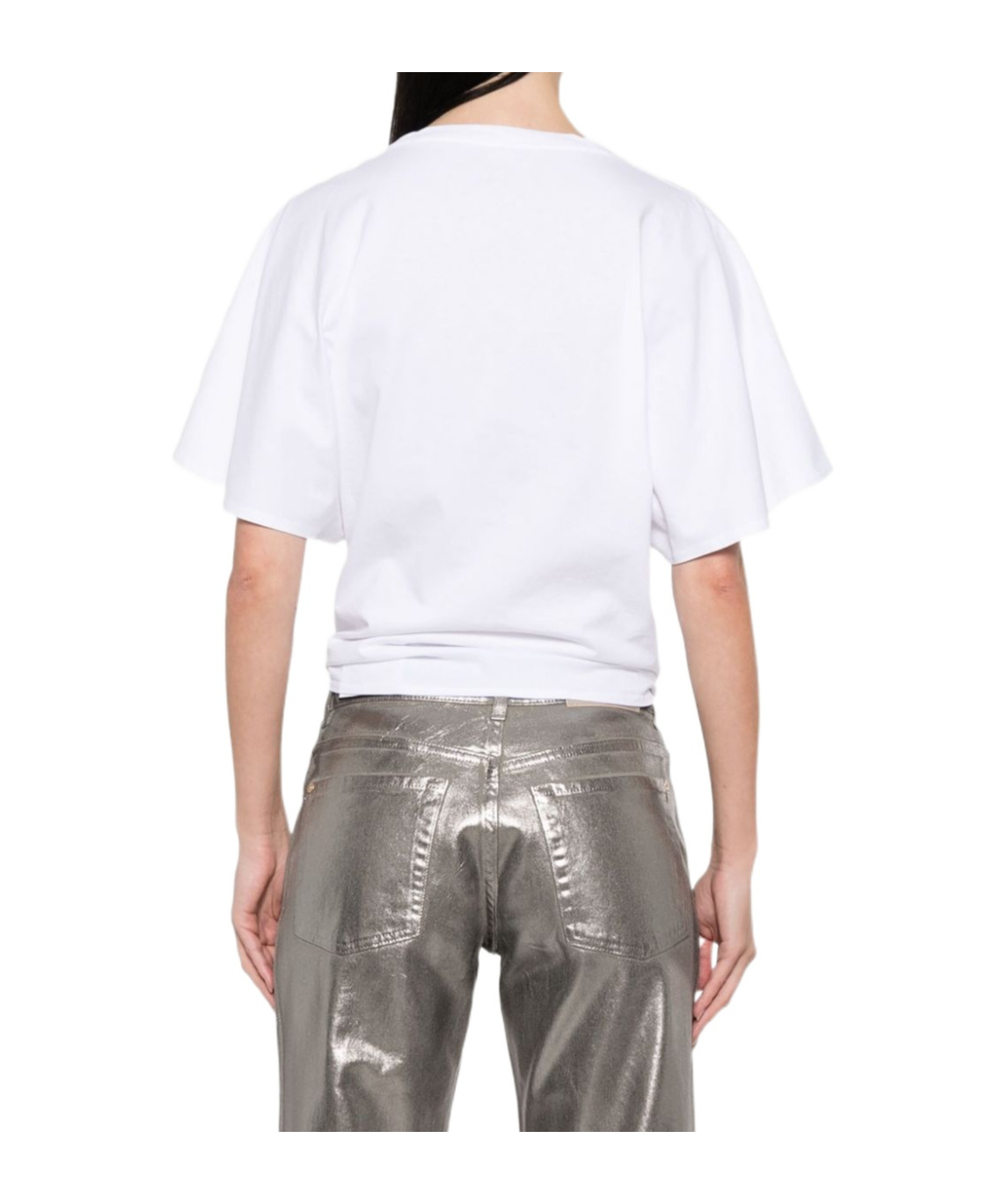 Stella Mccartney Pineapple Cotton T-shirt In White