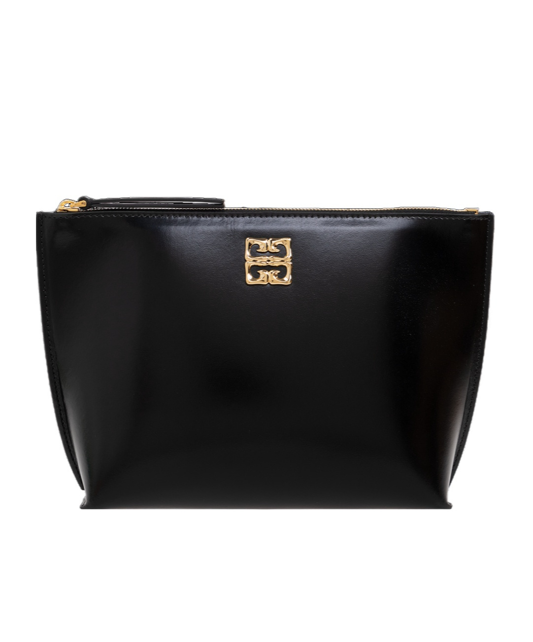 Givenchy Medium 4g Liquid Pouch In Box Leather In Black