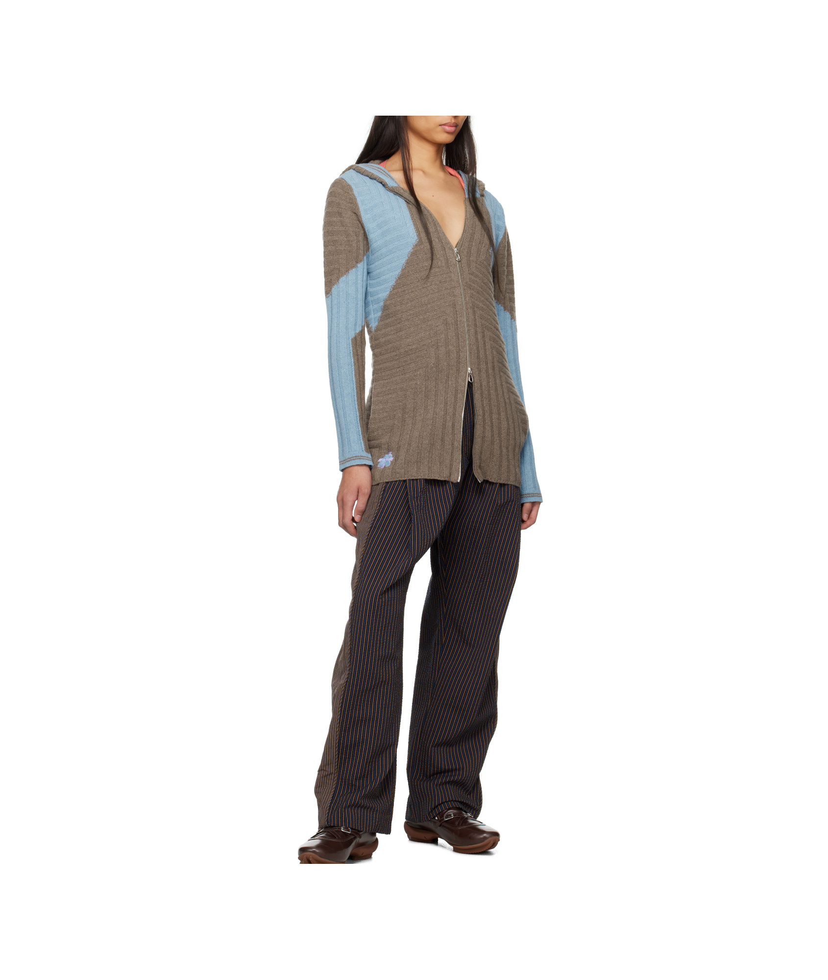 Kiko Kostadinov Cauda Pleated Trousers