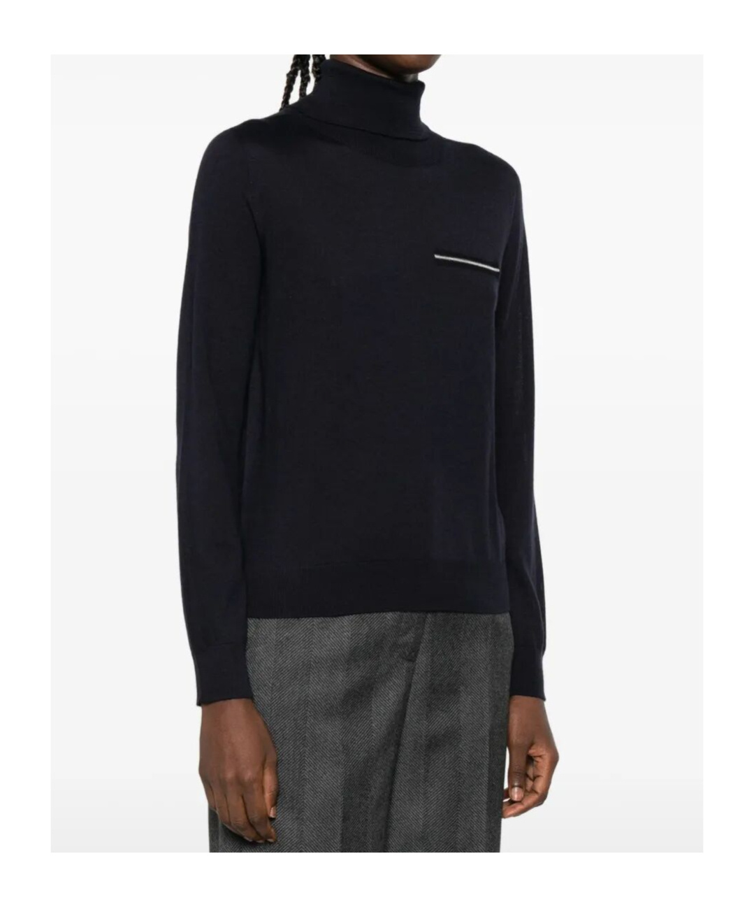 Peserico Stud-embellished Sweater In Black