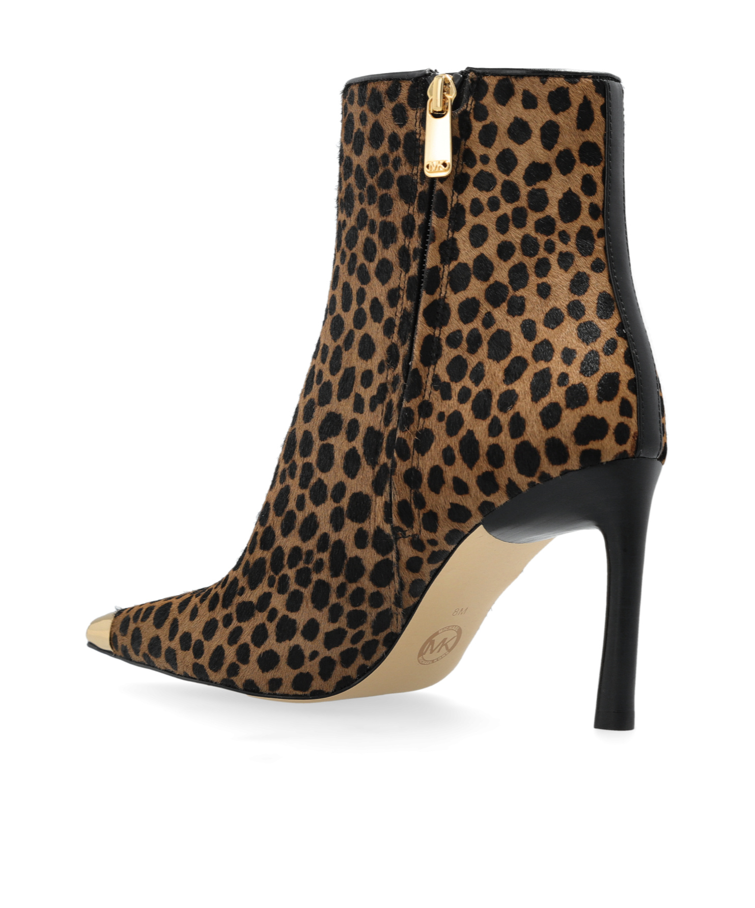 Michael Kors Pointed Short Boots In Brown