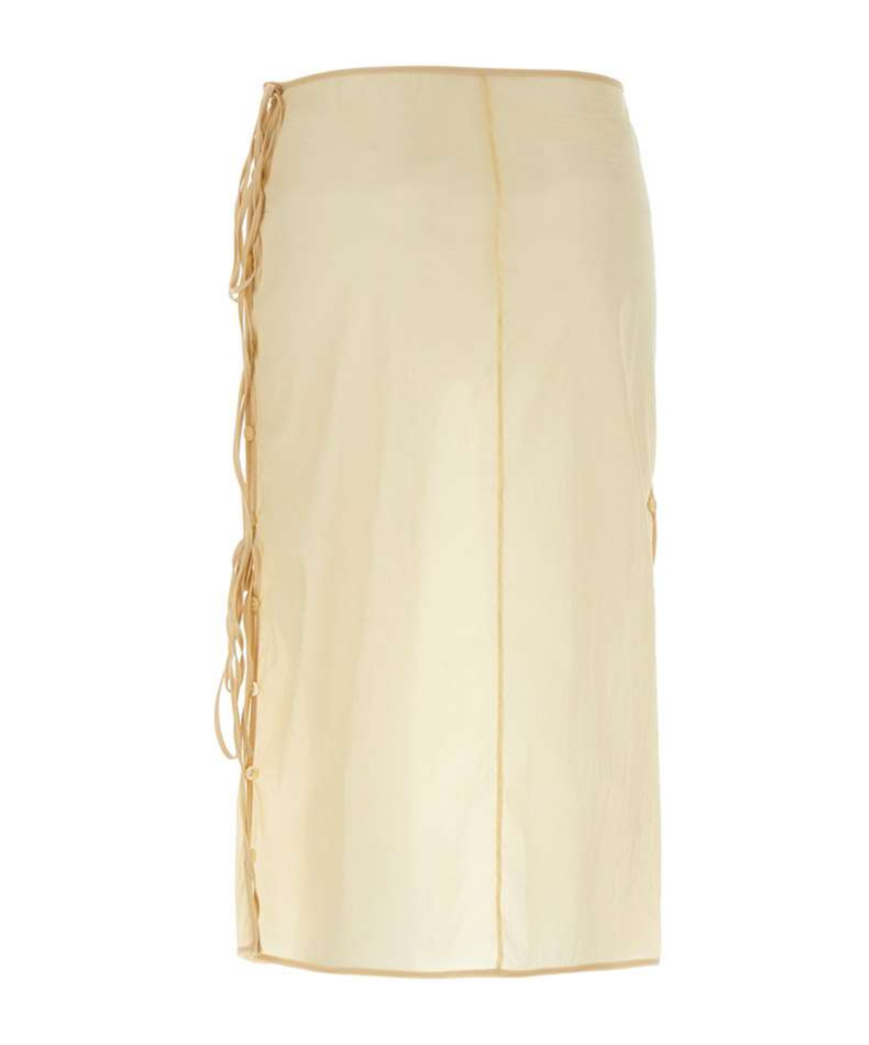 LOW CLASSIC SEE TROUGH BUTTON LOOP SKIRT