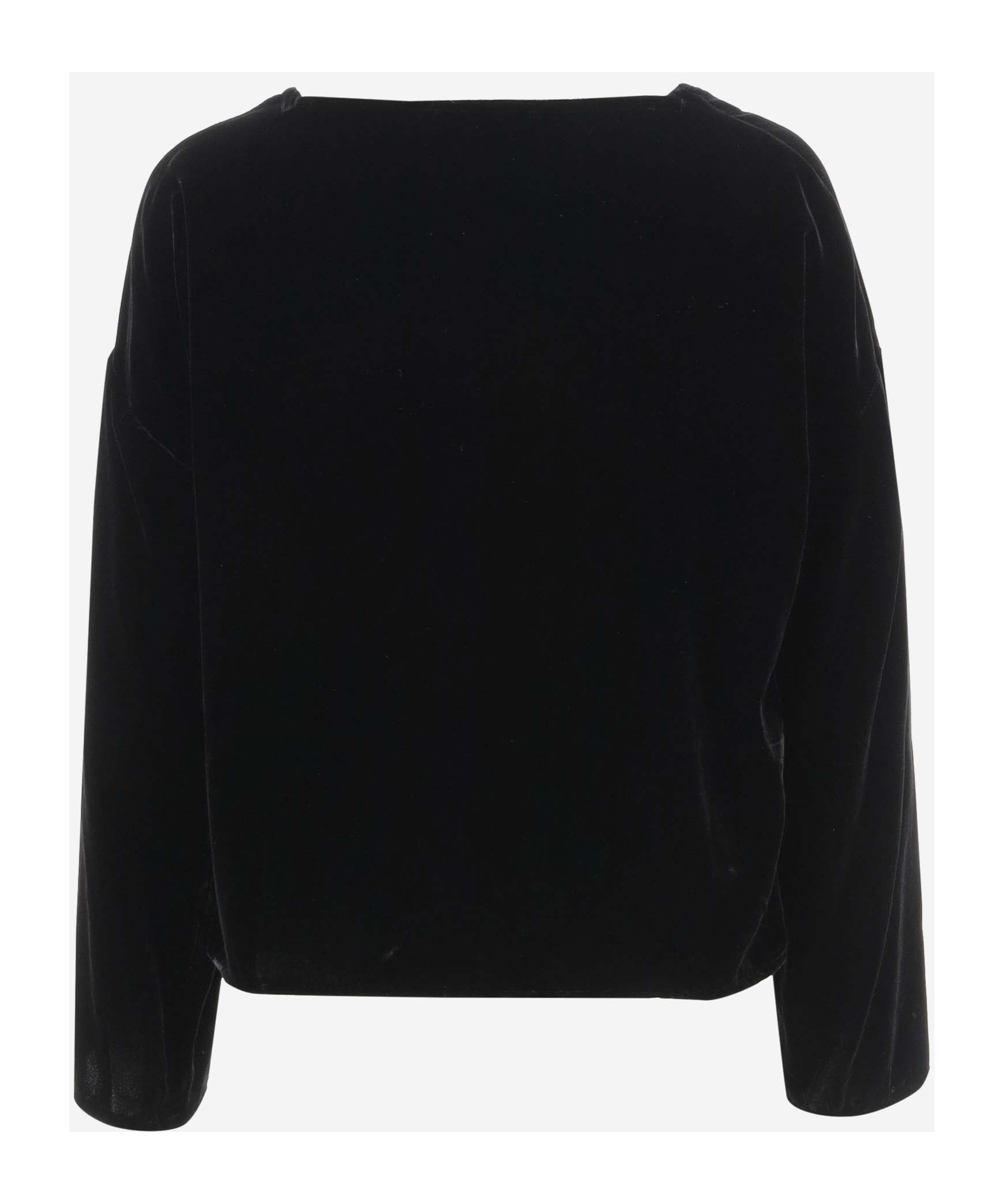 Stephan Janson Long-sleeved Blouse In Black