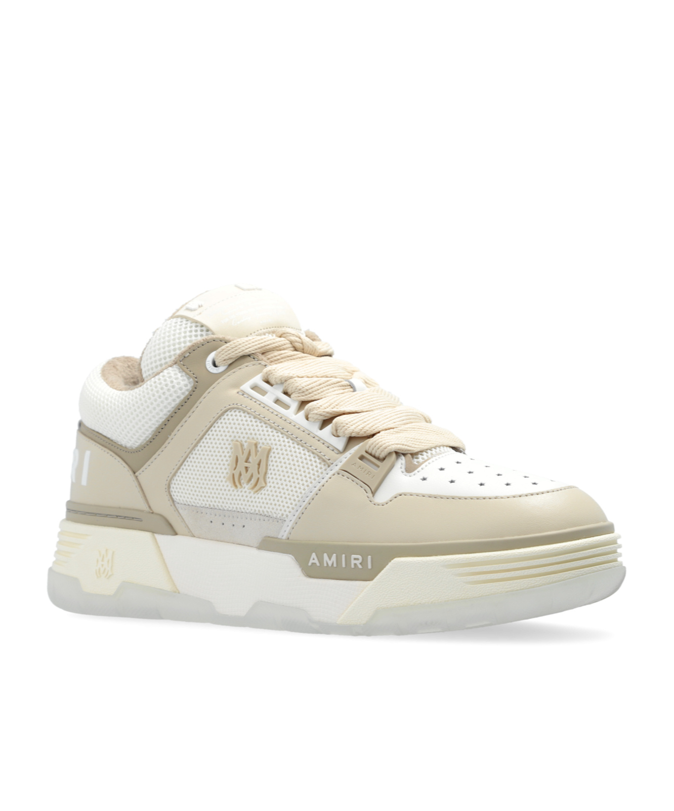 Amiri Ma-1 Logo Print Sneakers In White