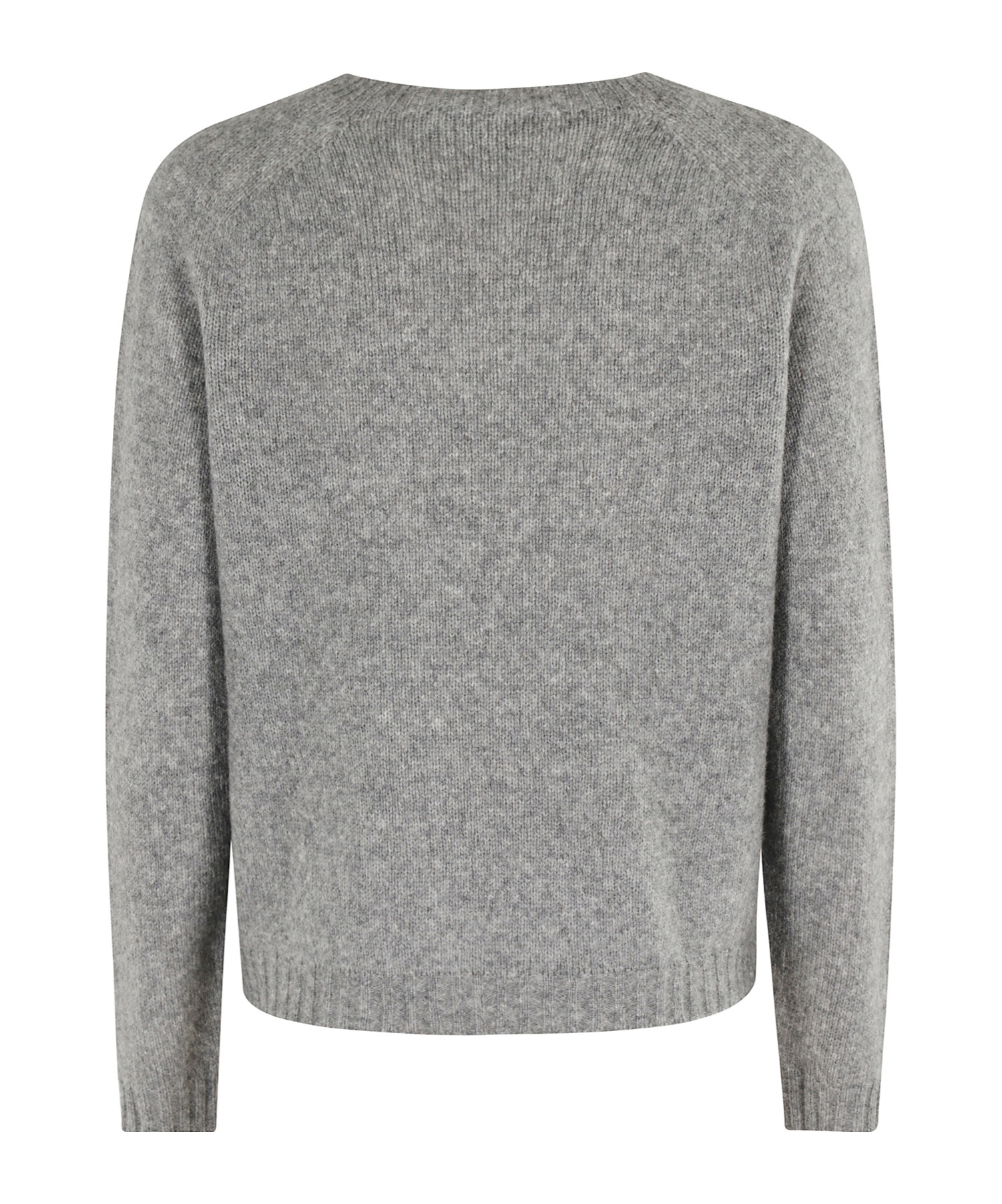 Roberto Collina Crew Neck Long-sleeved Sweater With Relaxed Fit In Gray