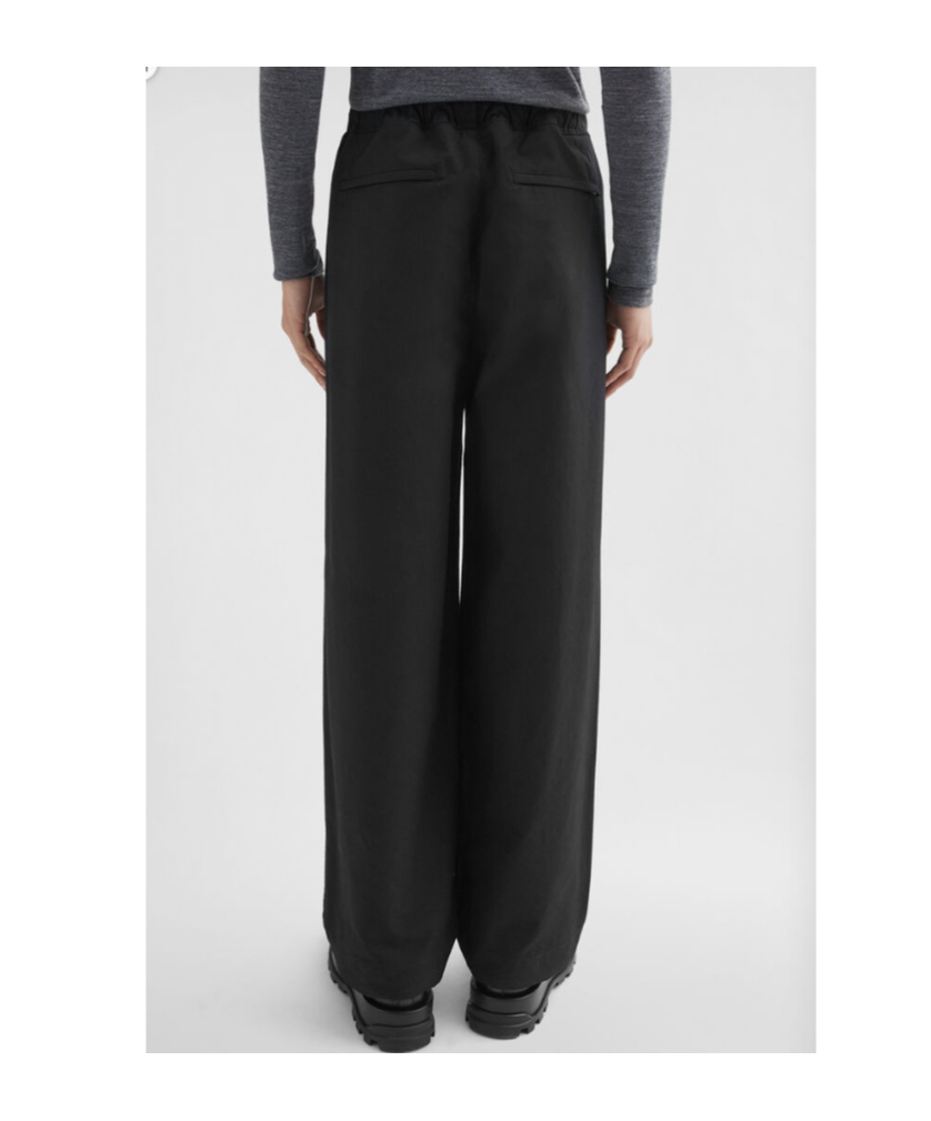 Jil Sander Cotton Trousers In Black