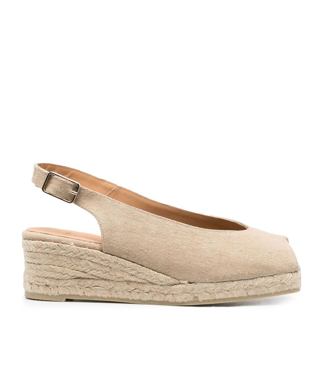 CASTAñER STRAW WEDGE SANDALS