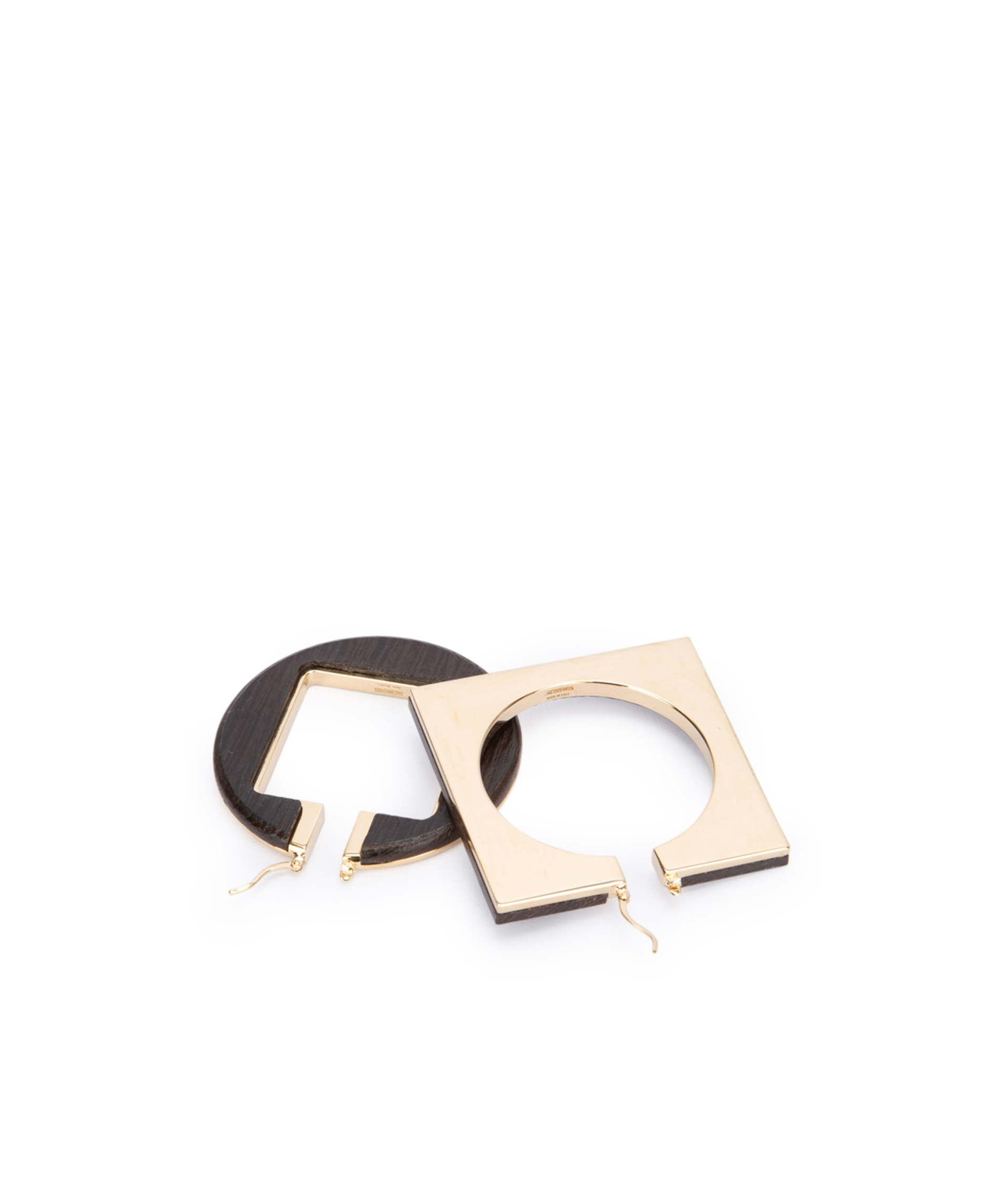 JACQUEMUS JACQUEMUS THE ROND CARRÉ HOOPS EARRINGS