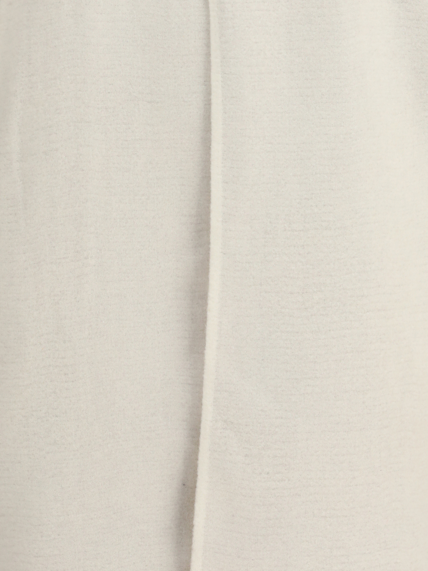 Rick Owens Asymmetric-overlap Long Coat In White