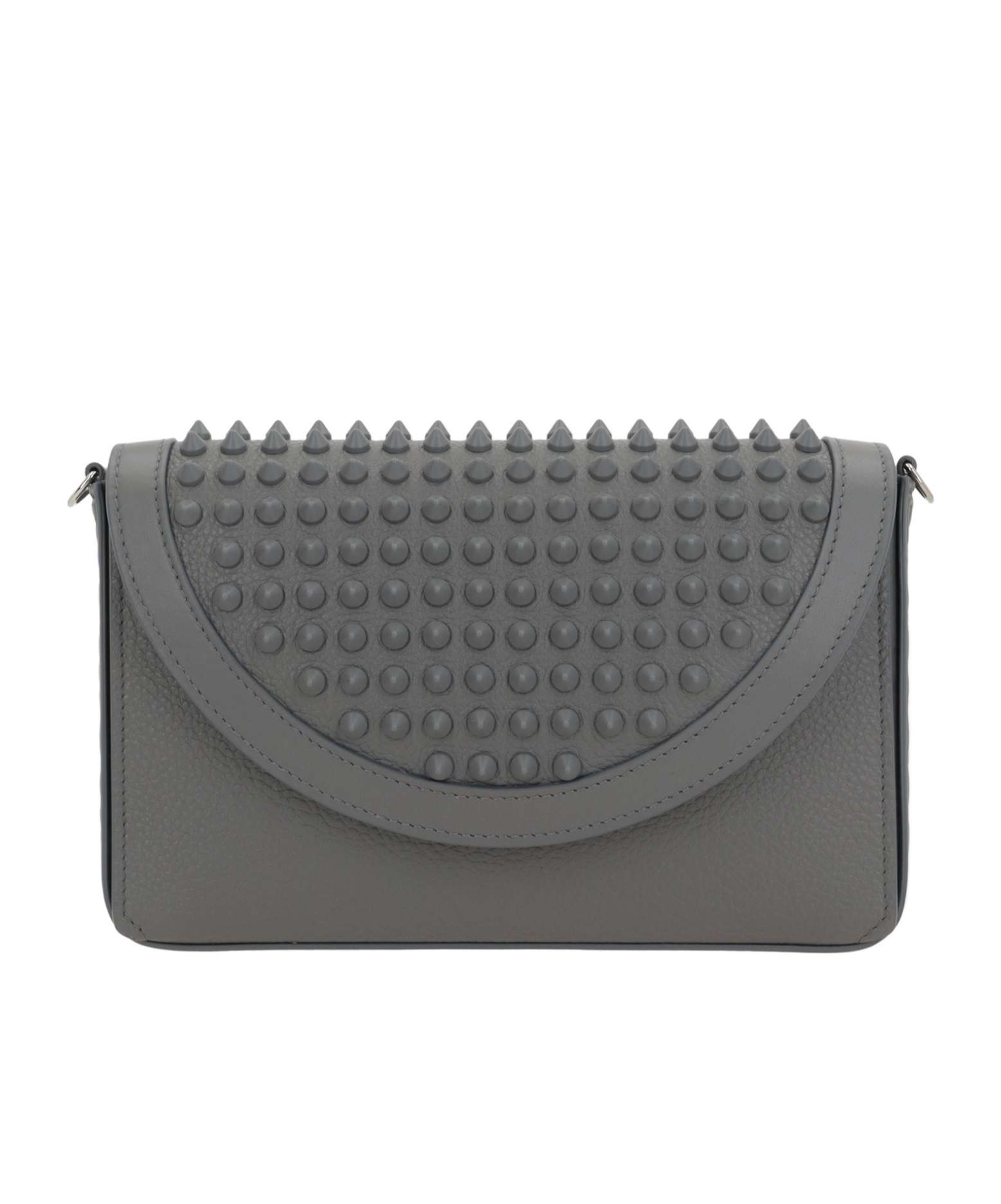 Christian Louboutin Funky Spikes Wallet In Gray