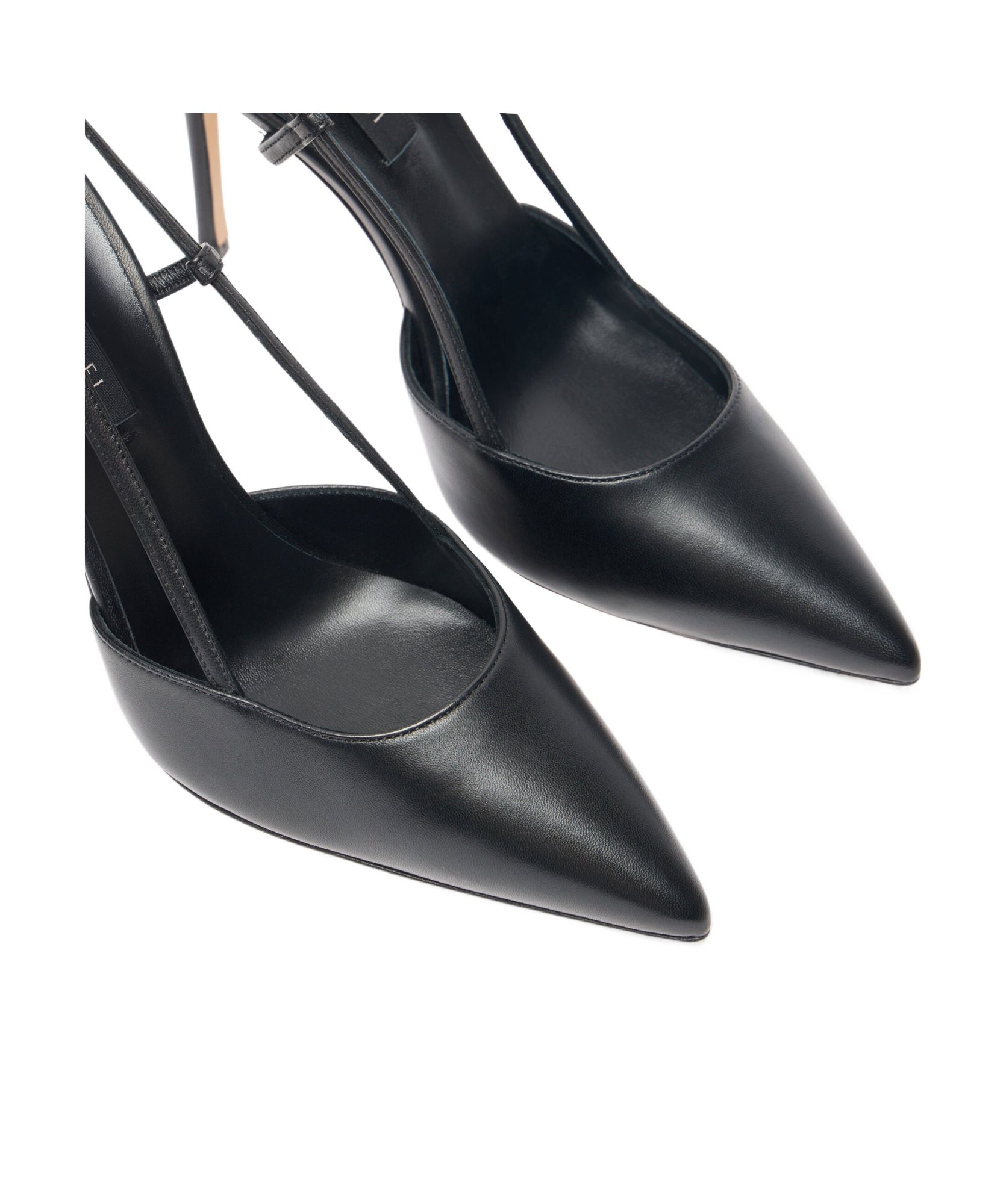 Casadei 100mm Julia Pointed-toe Slingback Heeled Pumps In Black
