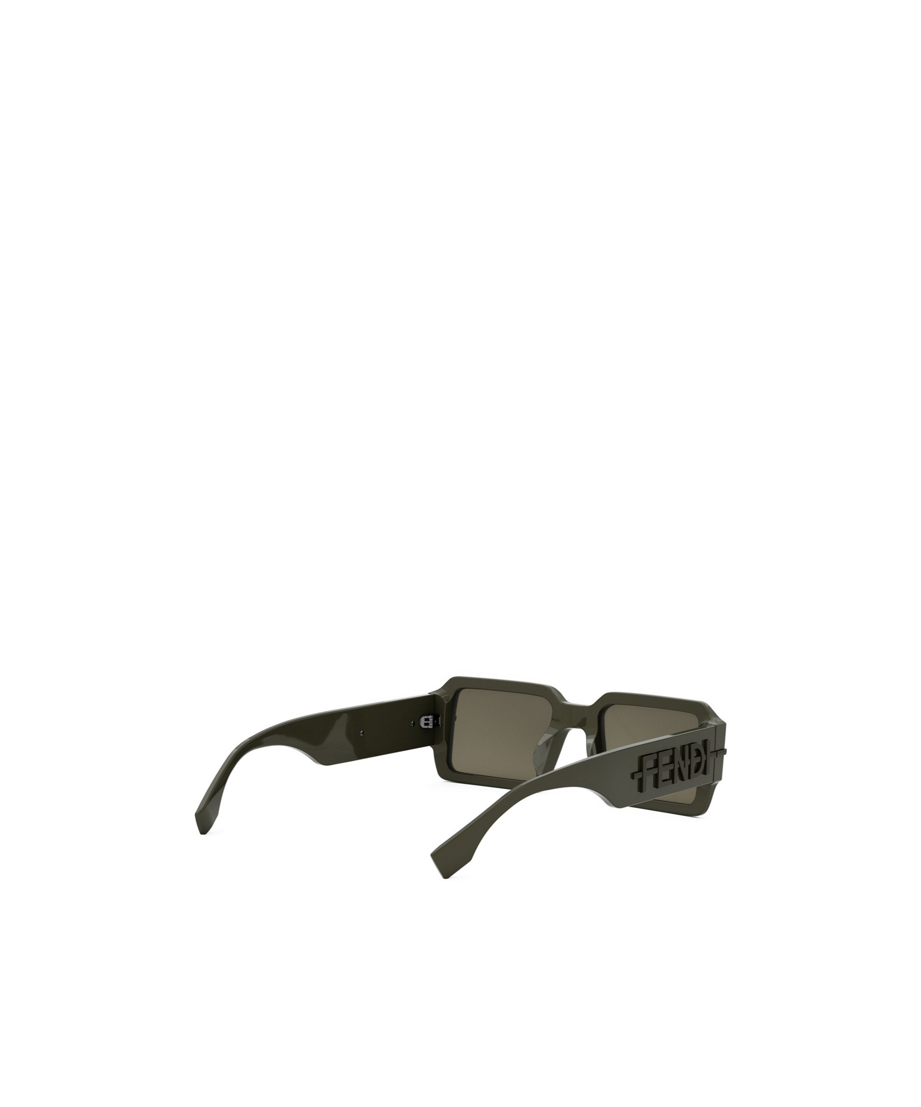 Fendi Fe40073u Graphy 96n Green Sunglasses In Gray