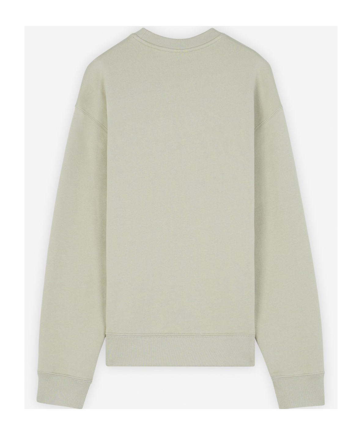 Maison Kitsuné Bold Fox Head Patch Comfort Sweatshirt In White
