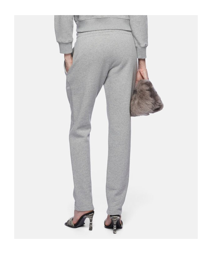 Attico Elastic Waist Sweatpants In Gray