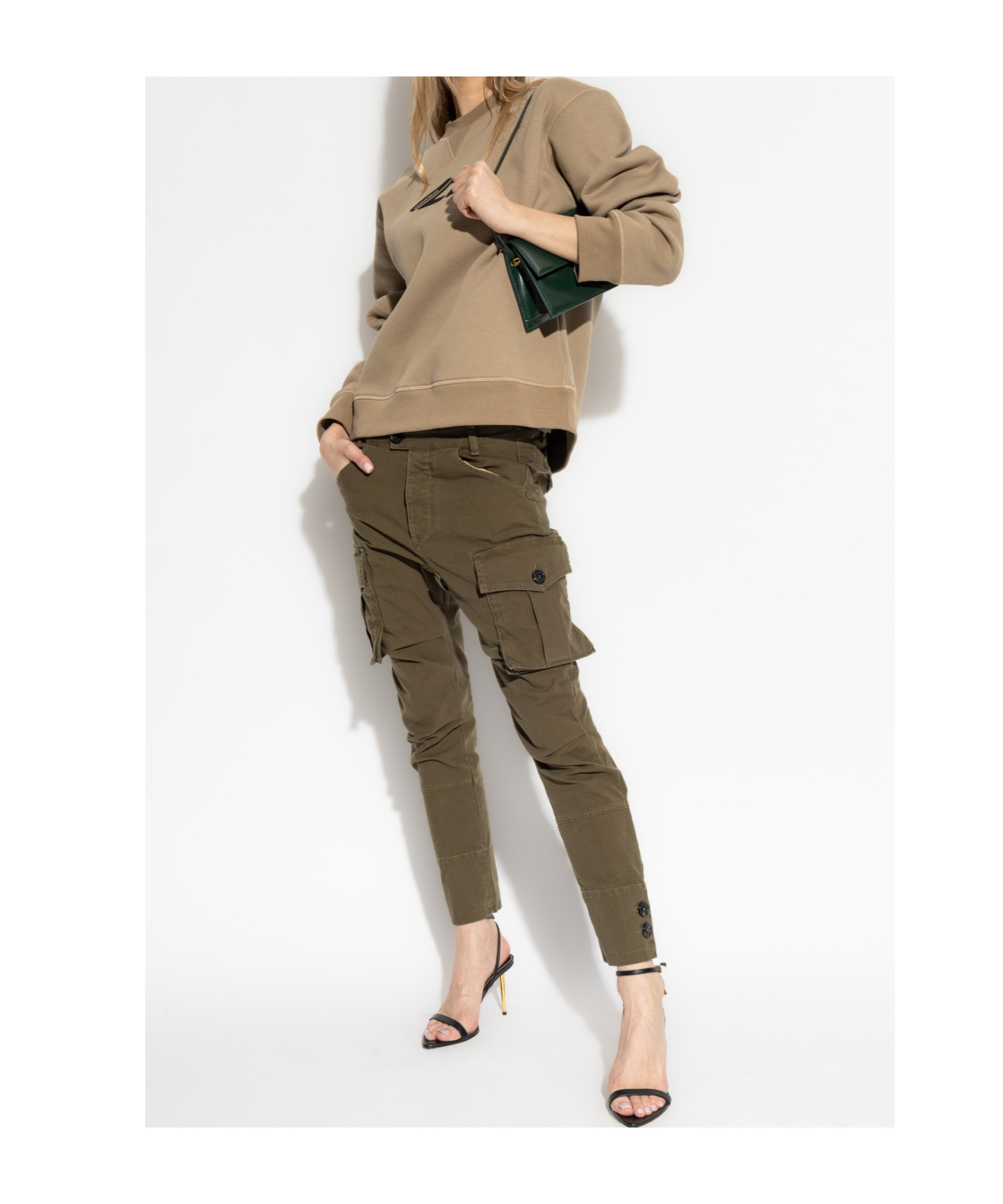 Dsquared2 Icon Sweatshirt In Nude