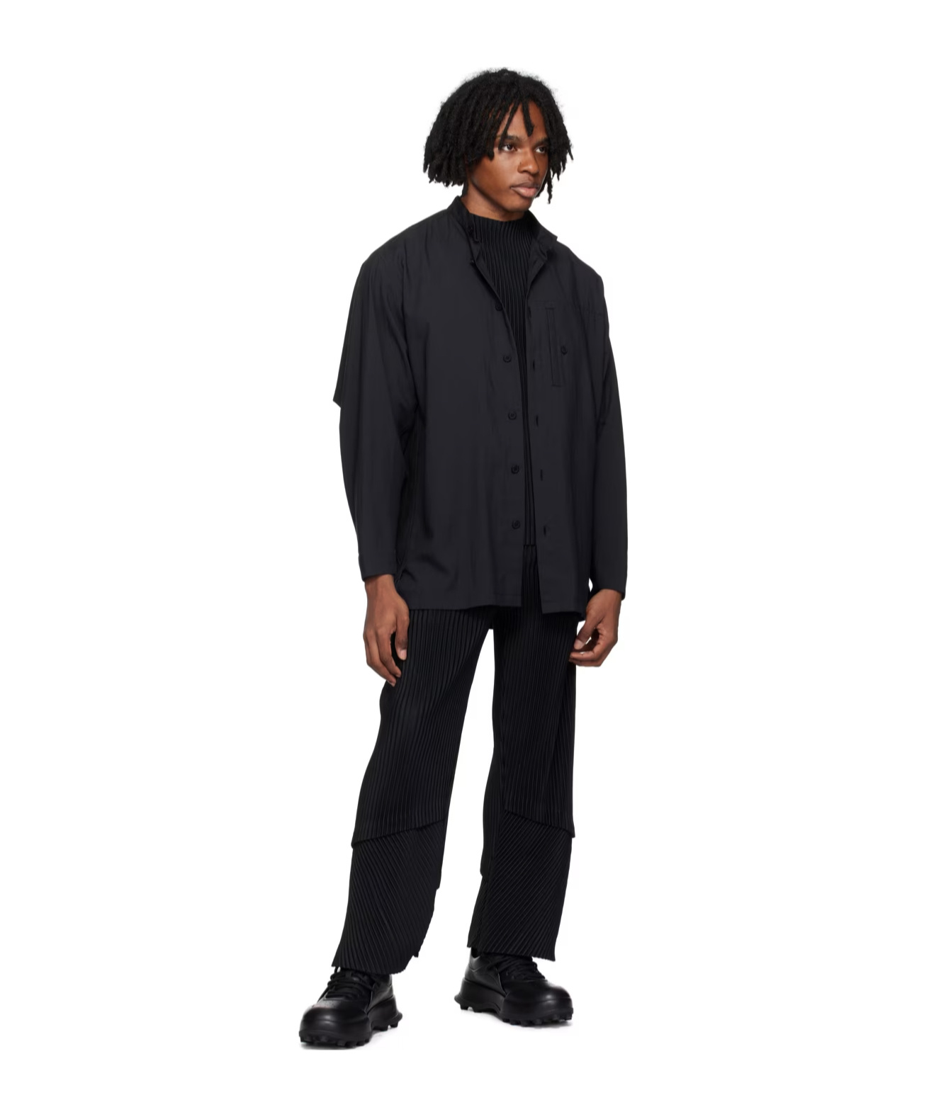 ISSEY MIYAKE AERIAL PLEATED TROUSERS