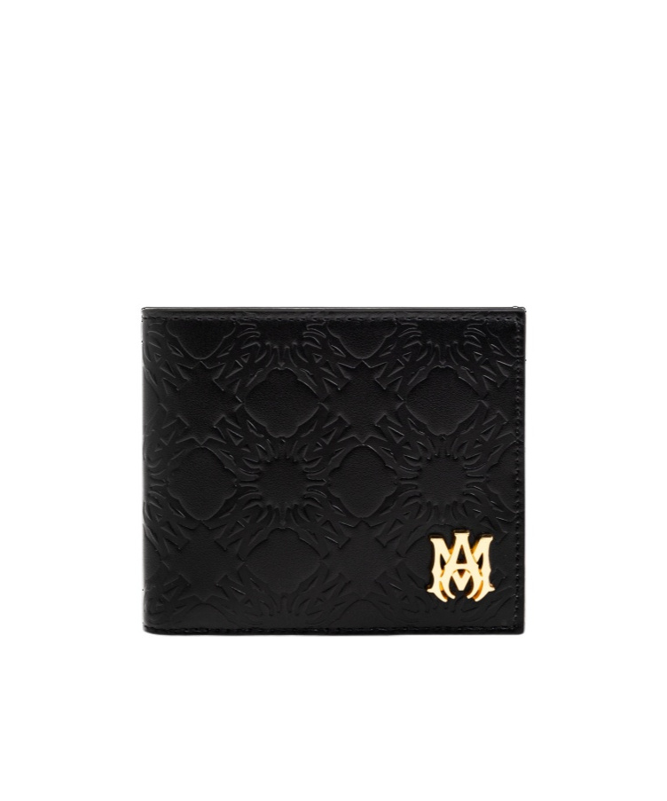 Amiri Ma Quad Leather Bifold Wallet In Black