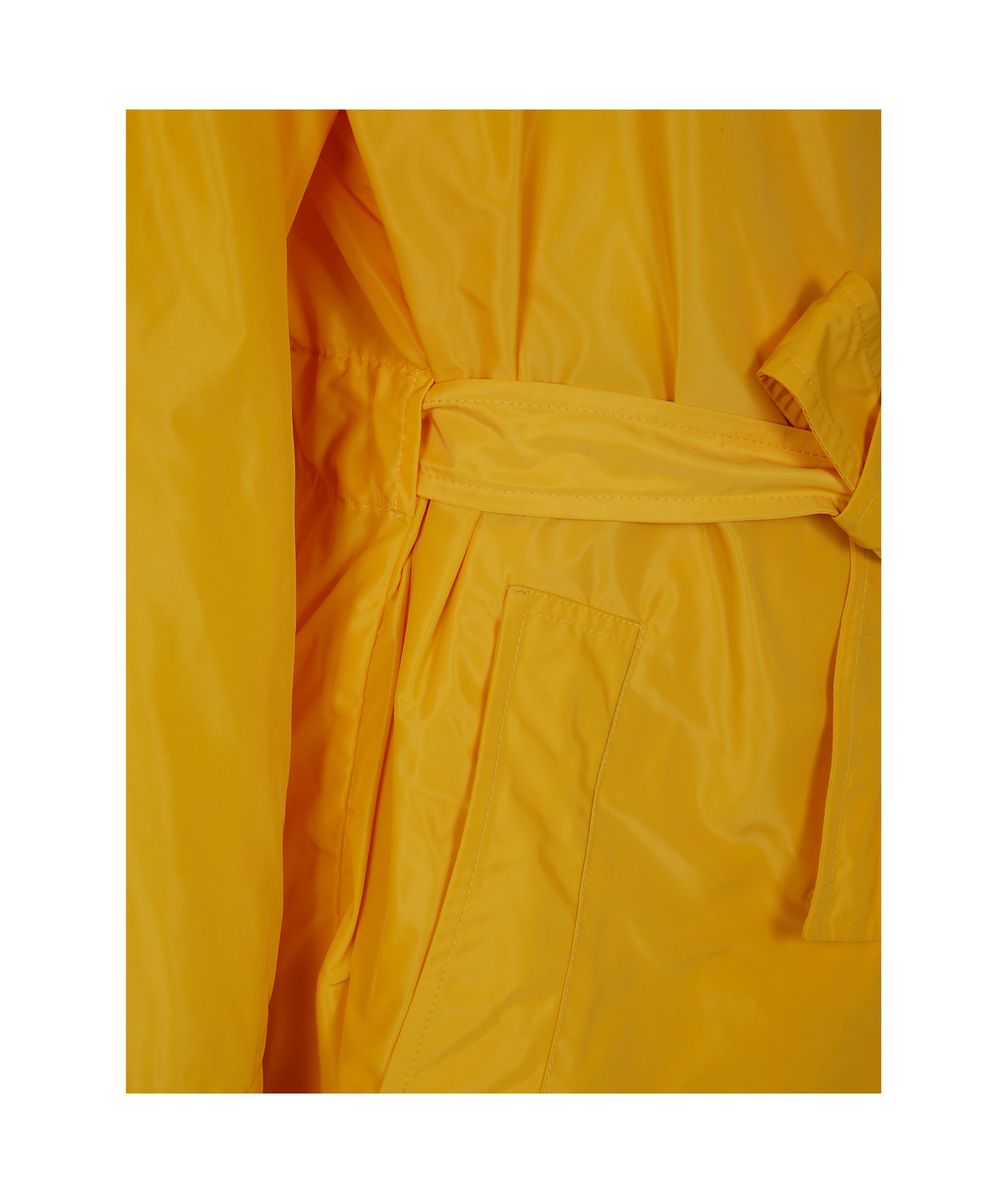 Aspesi Teria Belt Jacket In Orange