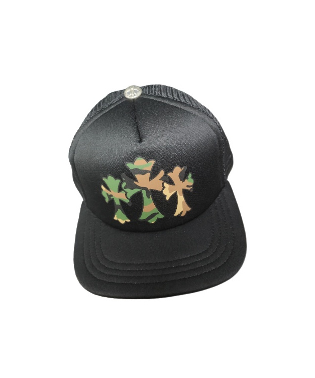 Chrome Hearts Splice Mesh Baseball Cap In Black