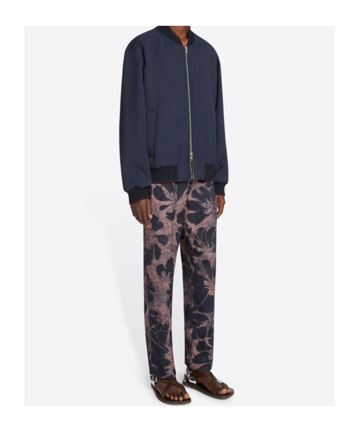 Dries Van Noten Printed Casual Pants In Multi