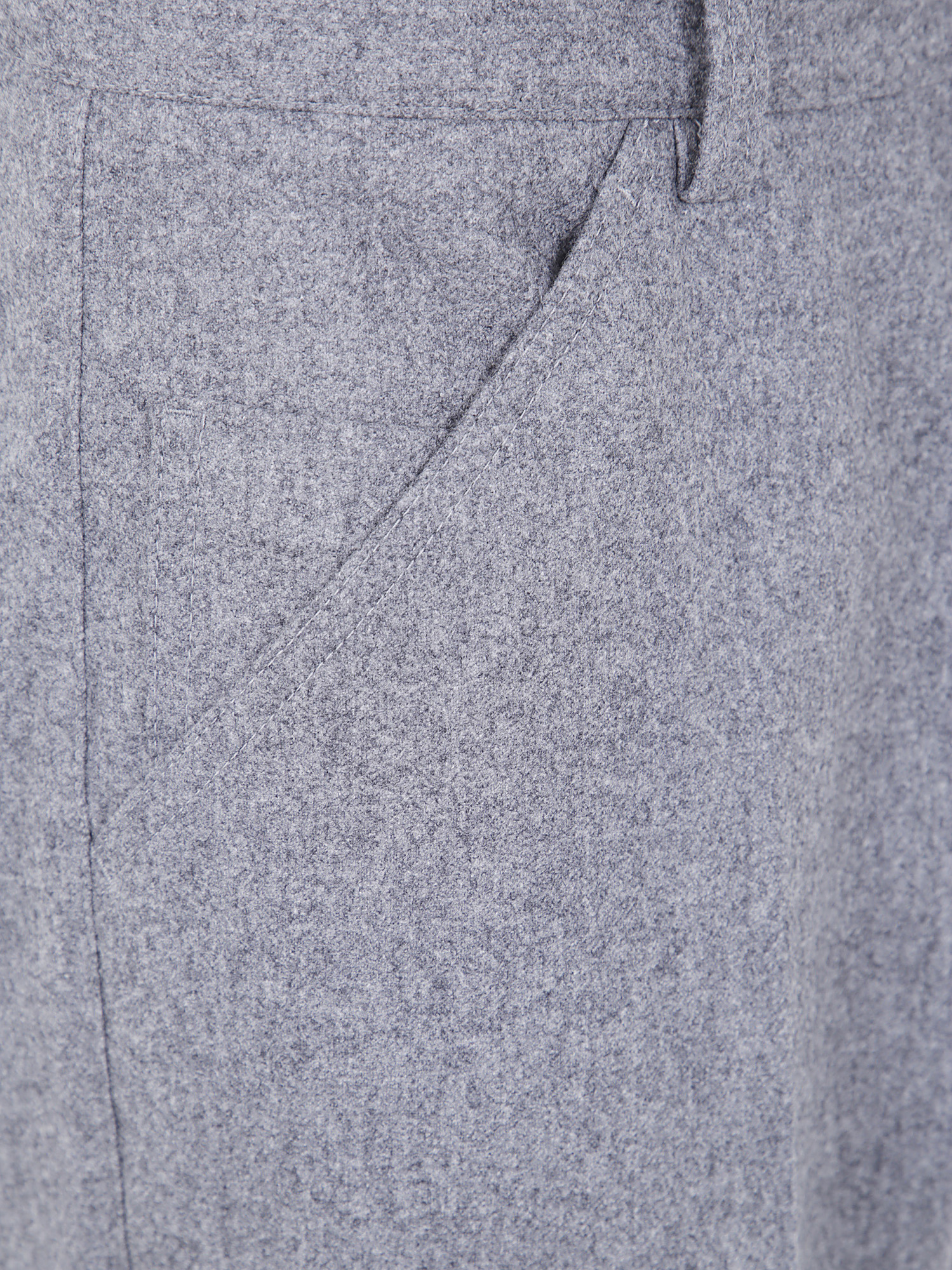 Brunello Cucinelli Classic Chino Trousers In Gray
