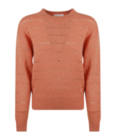 Isabel Marant Étoile Yona Openwork Sweater In Pink