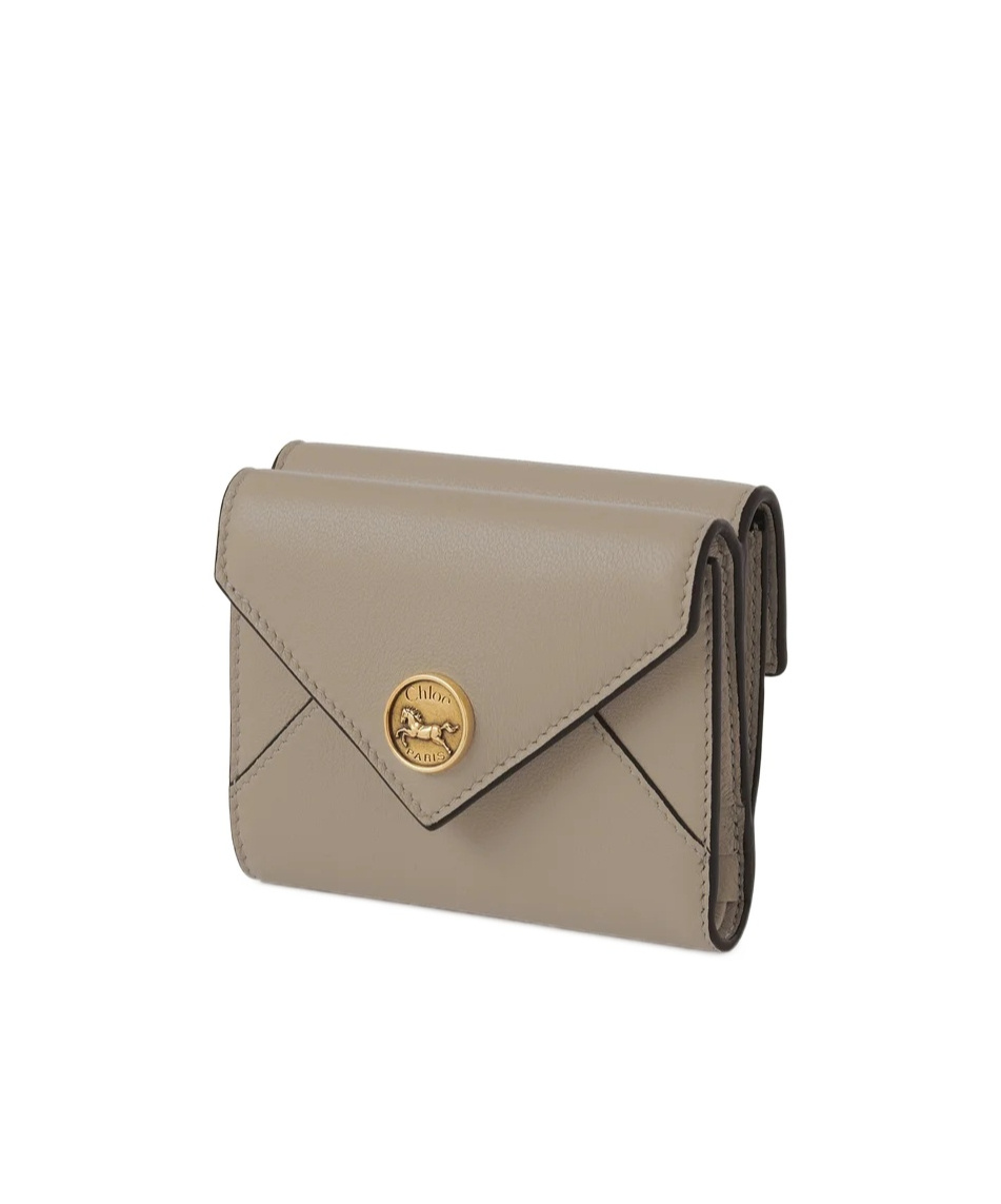 Chloé Trifold Wallet In Gray