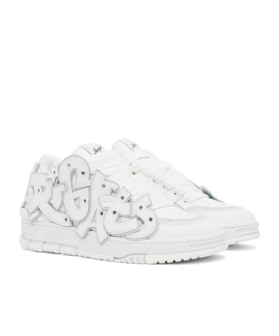 Axel Arigato Logo Patch Sneakers In White