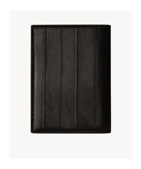 Saint Laurent Folding Wallet In Black