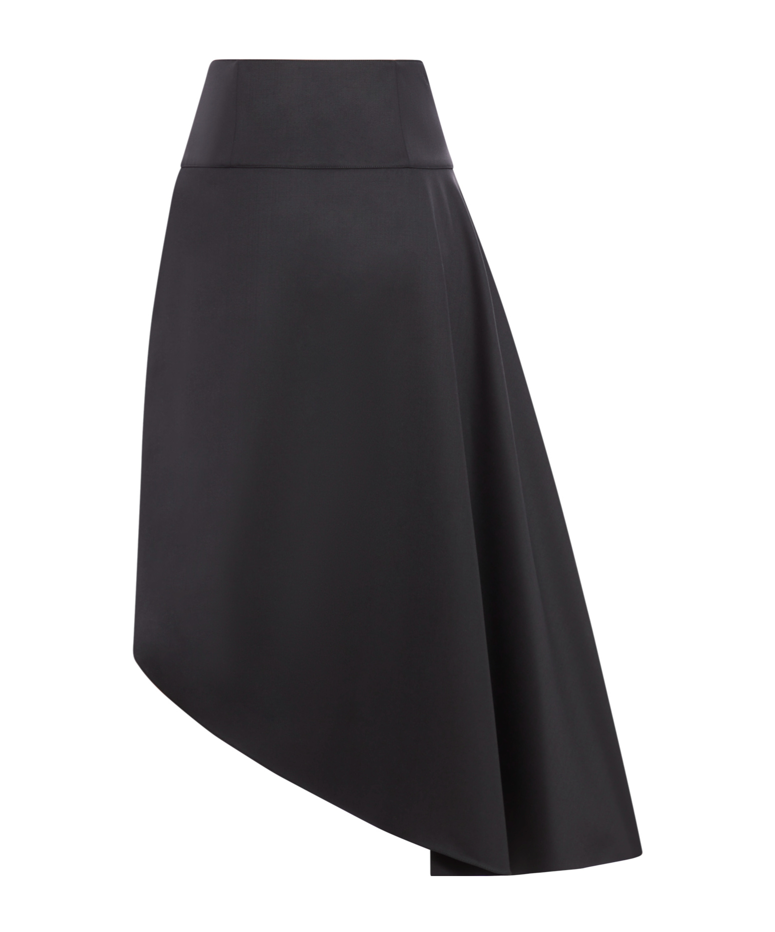 ALAÏA ALAÏA FLUID ASYMETRIC MIDI SKIRT