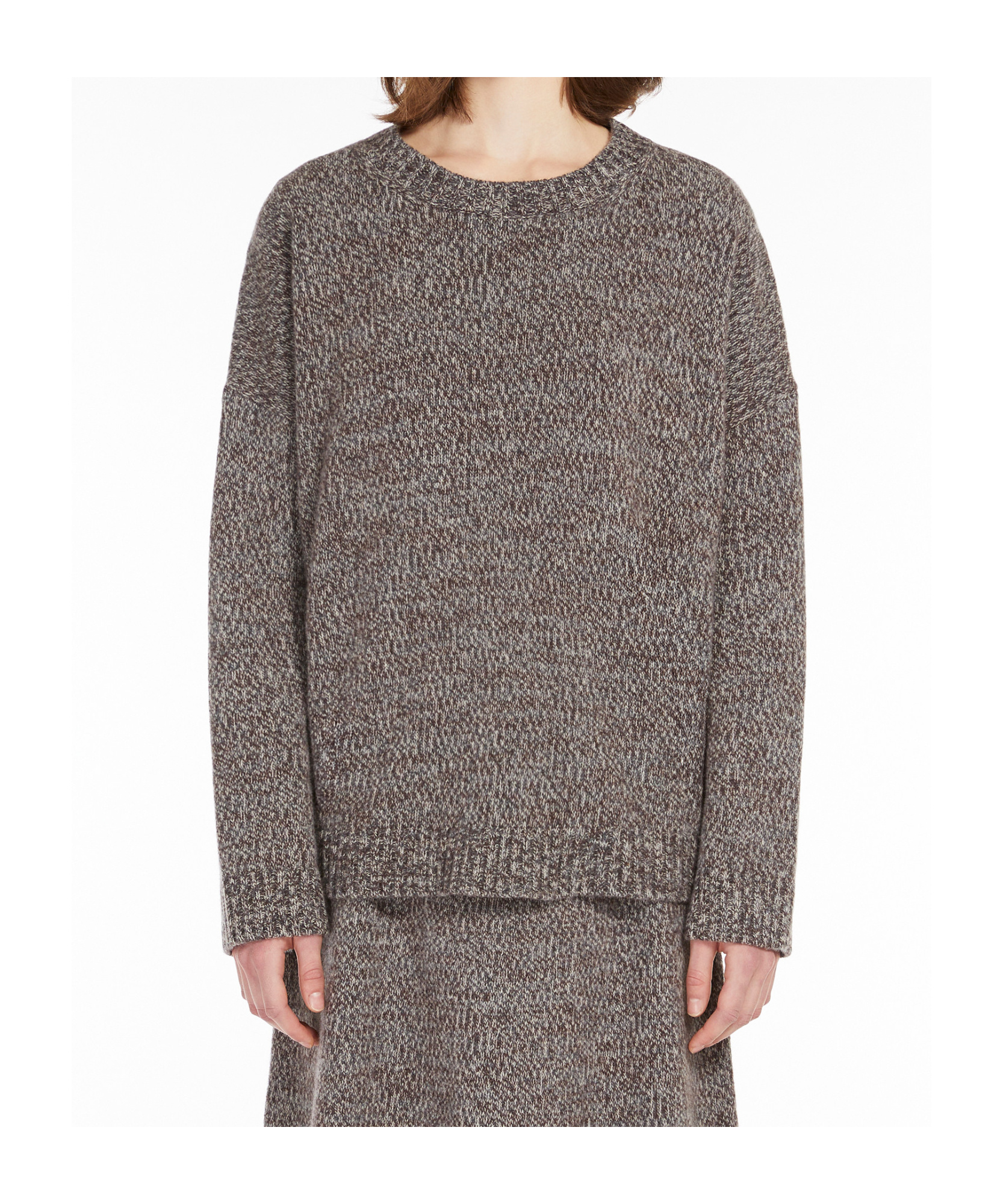 Weekend Max Mara Multicolor Wool Moxa Sweater In Gray