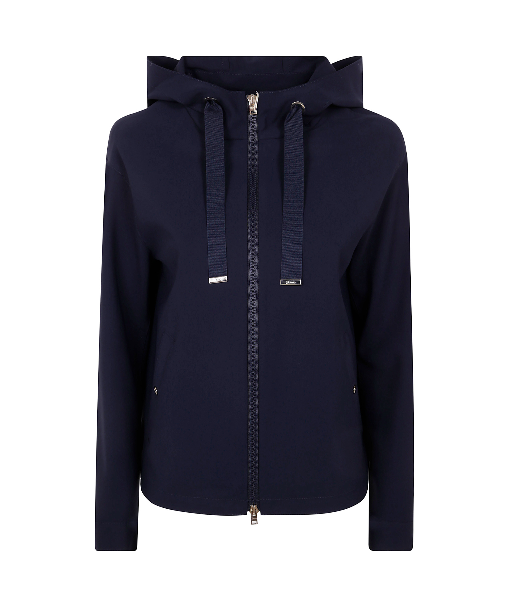 Herno Hooded Casual Jacket In Black