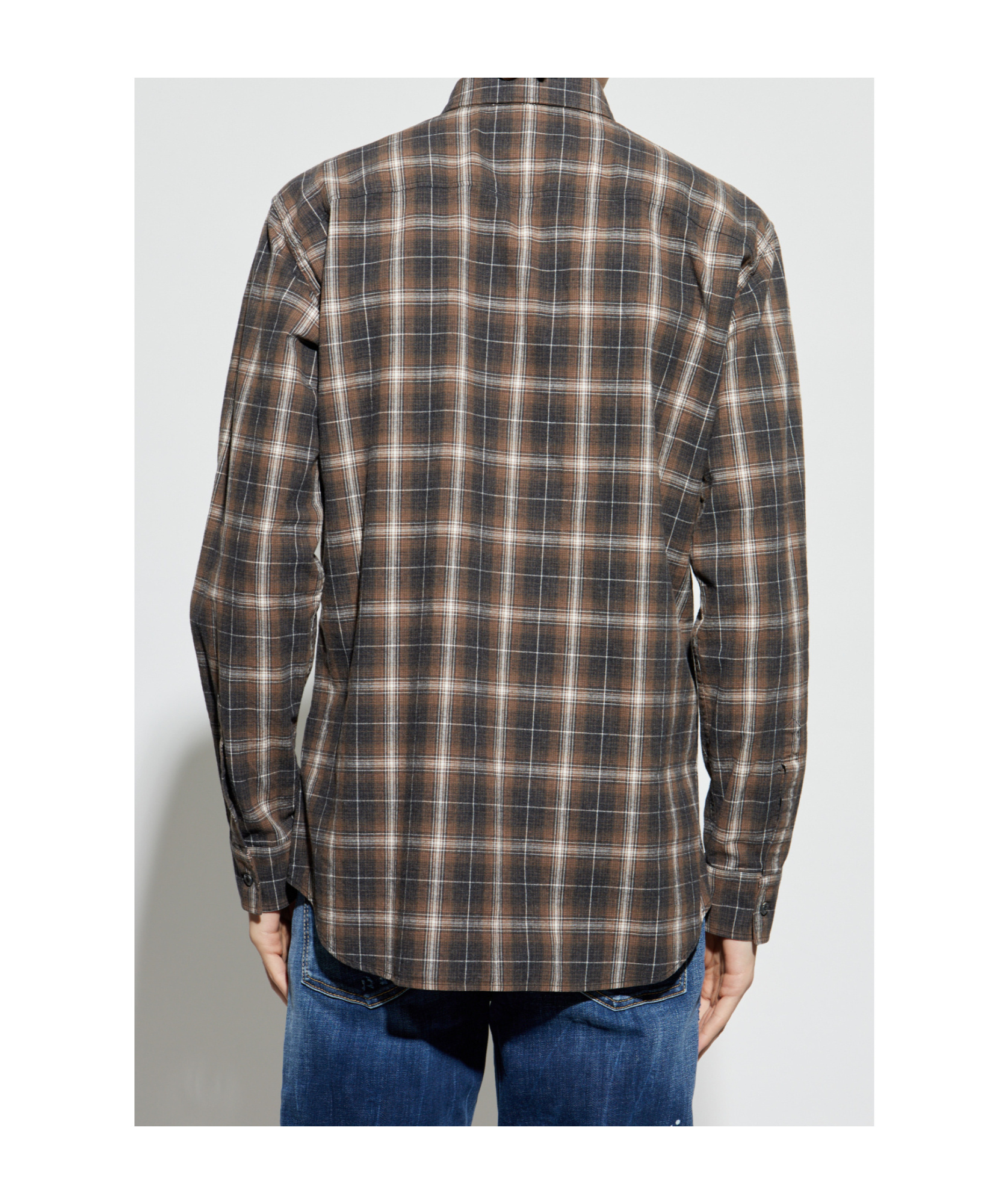 Dsquared2 Long-sleeved Shirt In Black