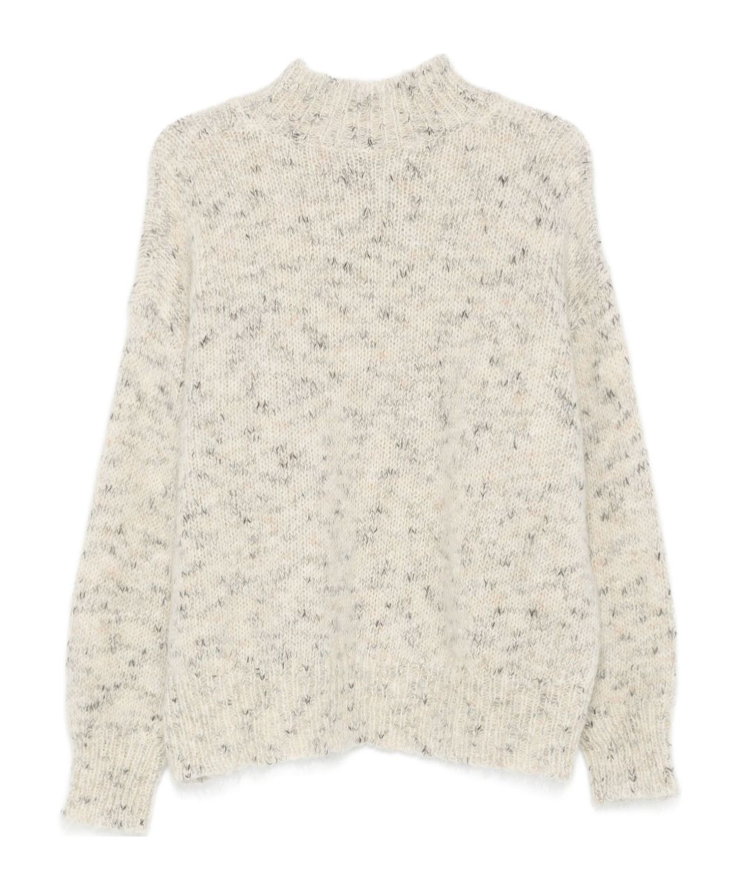 Alysi Turtle-neck Sweater In White