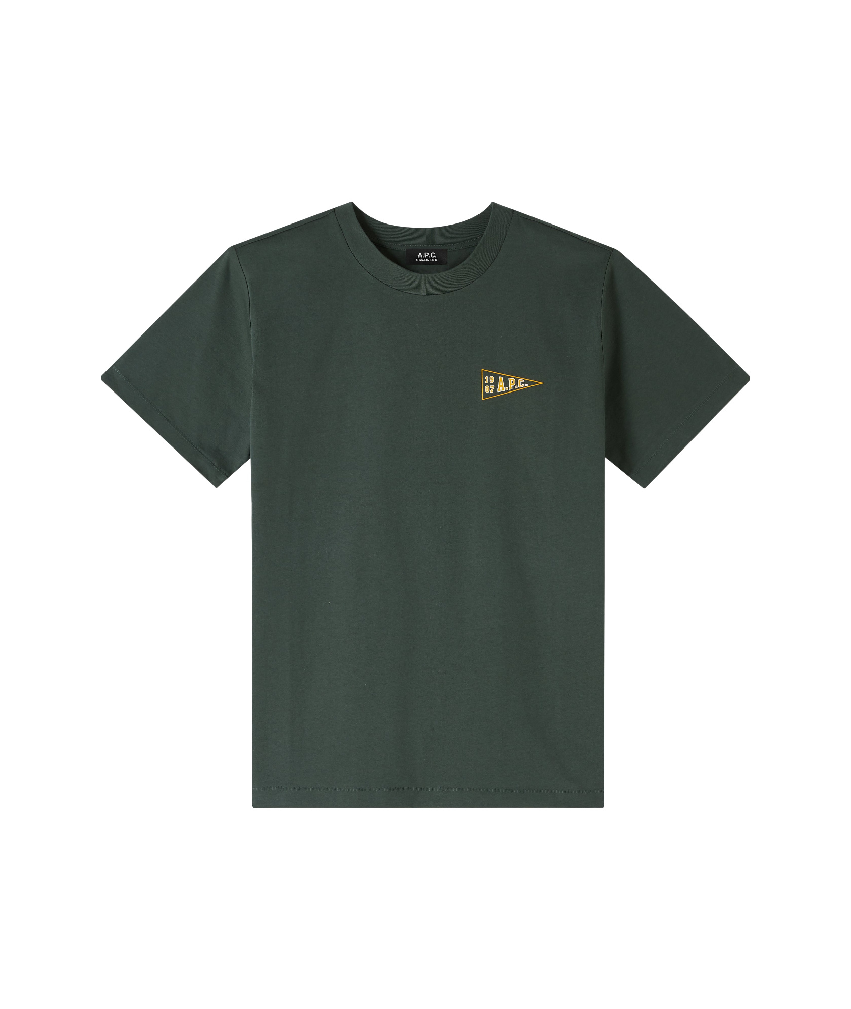 Apc Logo-print T-shirt In Black