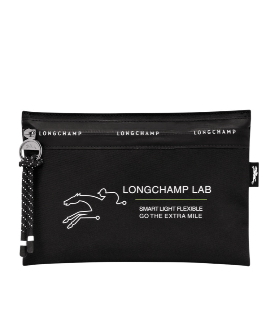 Longchamp X Econyl Le Pliage Energy Document Case In Black
