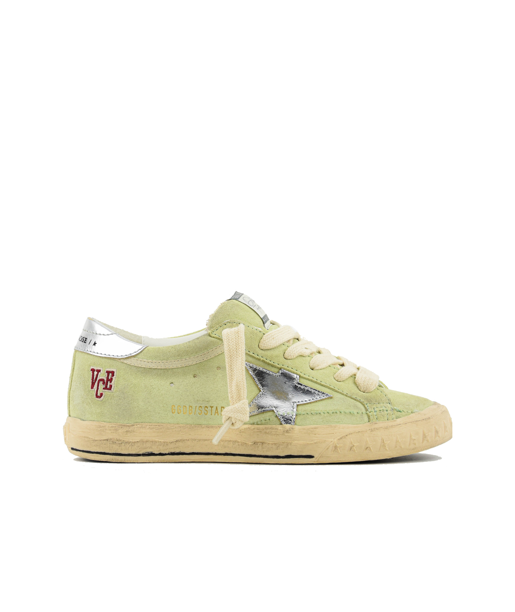 Golden Goose Laced Sneakers In Nude