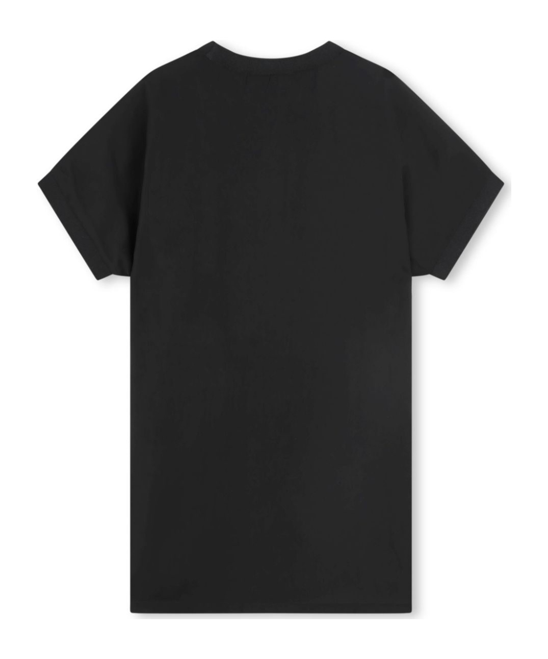 Dkny Silver-embellishment Shirt Dress In Black