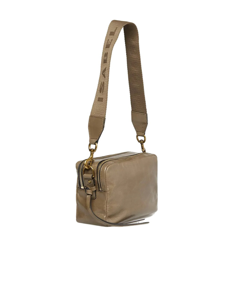 Isabel Marant Zip-open Shoulder Bag In Brown