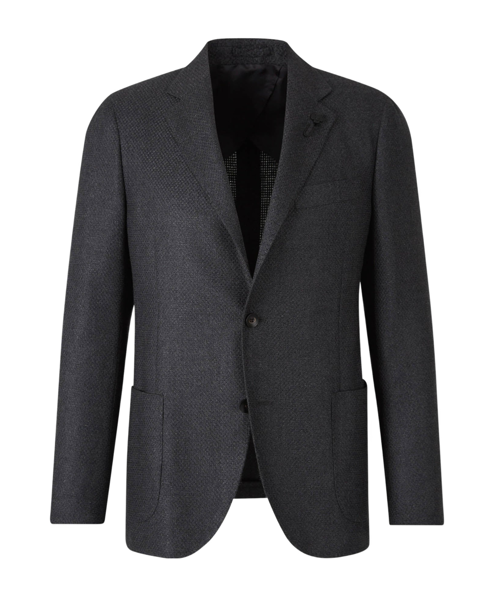 Lardini Single-breasted Blazer In Black