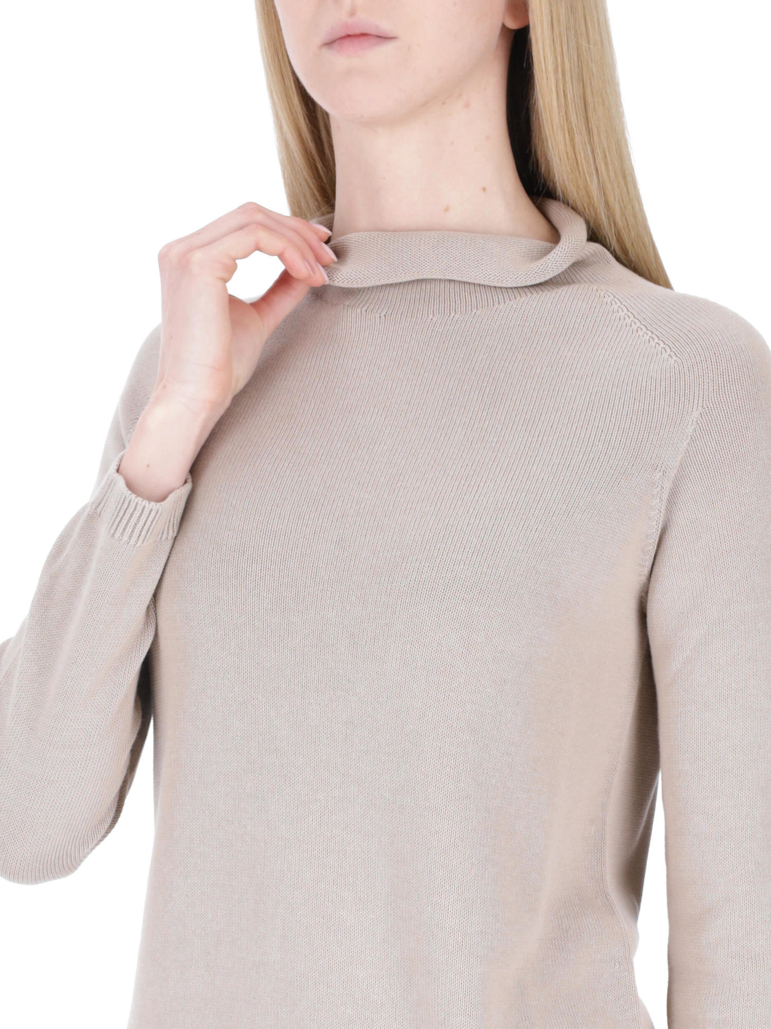 Max Mara Long-sleeved Knit In Multicolor