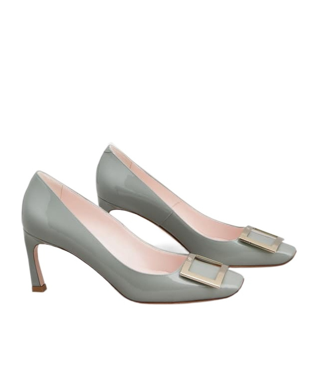 ROGER VIVIER TROMPETTE PUMPS IN PATENT LEATHER